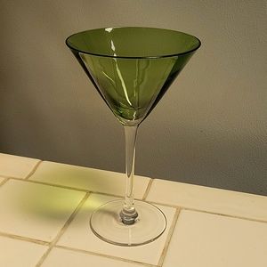 Olive Green Martini Glasses